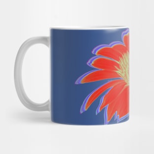 Red Hot Daisy Mug